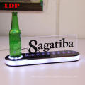 Custom Design Lighted Back Bar LED Light Display stand rack Glorifier Liquor Wine Bottle Holders